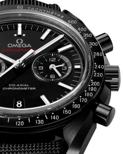 Omega Speedmaster Dark Side of the Moon 44,25 mm, Schwarze Keramik mit Beschichtetem Nylonarmband mit Faltschließe 311.92.44.51.01.007 – Bild 2