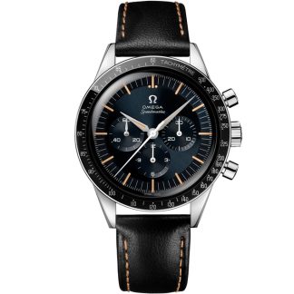 Omega Speedmaster First OMEGA in Space 39,7 mm, Stahl mit Lederarmband 310.32.40.50.06.001