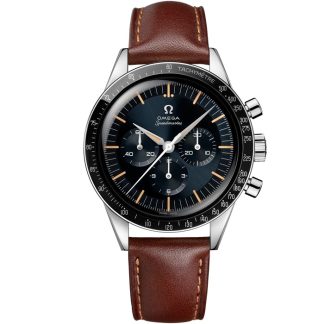 Omega Speedmaster First OMEGA in Space 39,7 mm, Stahl mit Lederarmband 310.32.40.50.06.002
