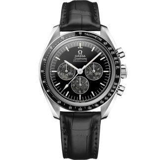 Omega Speedmaster Kaliber 321 42 mm, Platin mit Lederarmband 311.93.42.30.99.001