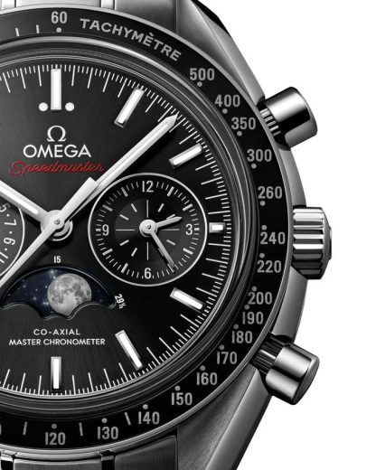 Omega Speedmaster Mondphase 44,25 mm, Stahl mit Stahlarmband 304.30.44.52.01.001 – Bild 2