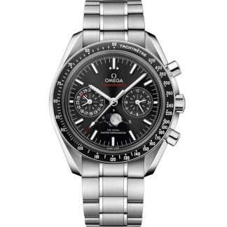 Omega Speedmaster Mondphase 44,25 mm, Stahl mit Stahlarmband 304.30.44.52.01.001