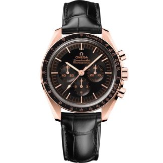 Omega Speedmaster Moonwatch Professional 42 mm, Sedna™-Gold mit Lederarmband 310.63.42.50.01.001