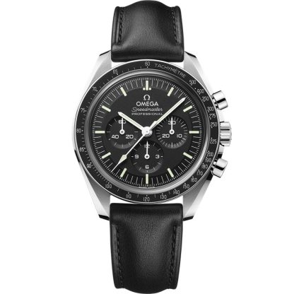 Omega Speedmaster Moonwatch Professional 42 mm, Stahl mit Lederarmband 310.32.42.50.01.002