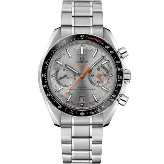 Omega Speedmaster Racing 44,25 mm, Stahl mit Stahlarmband 329.30.44.51.06.001