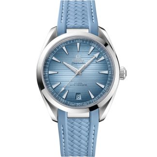 Omega Summer Blue Seamaster Aqua Terra 150M 41 mm, Stahl mit Kautschukband 220.12.41.21.03.008