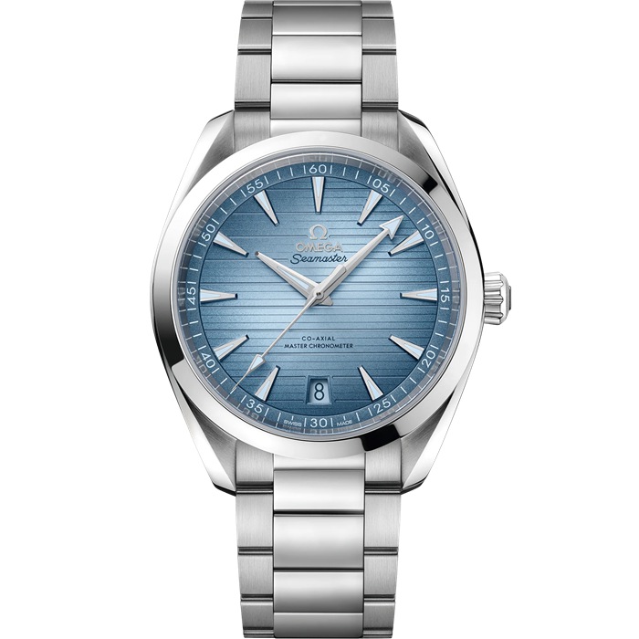 Omega Summer Blue Seamaster Aqua Terra 150M 41 mm, Stahl mit Stahlarmband 220.10.41.21.03.005