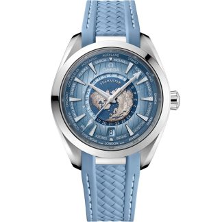Omega Summer Blue Seamaster Aqua Terra 150M 43 mm, Stahl mit Kautschukband 220.12.43.22.03.002