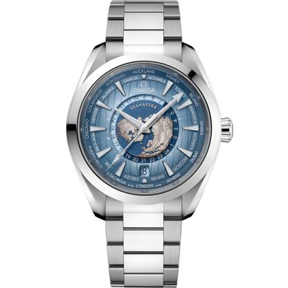 Omega Summer Blue Seamaster Aqua Terra 150M 43 mm, Stahl mit Stahlarmband 220.10.43.22.03.002