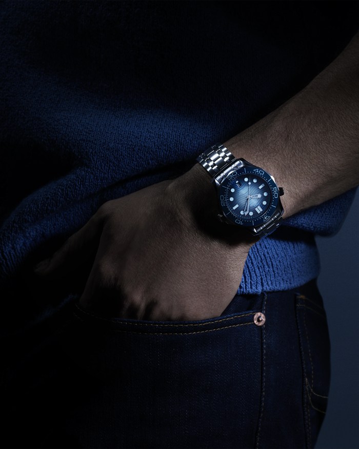 Omega Summer Blue Seamaster Diver 300M 42 mm, Stahl mit Stahlarmband 210.30.42.20.03.003 – Bild 4