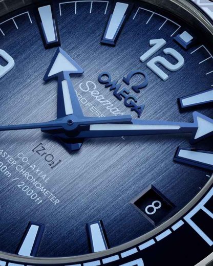 Omega Summer Blue Seamaster Planet Ocean 600M 39,5 mm, Stahl mit Stahlarmband 215.30.40.20.03.002 – Bild 3