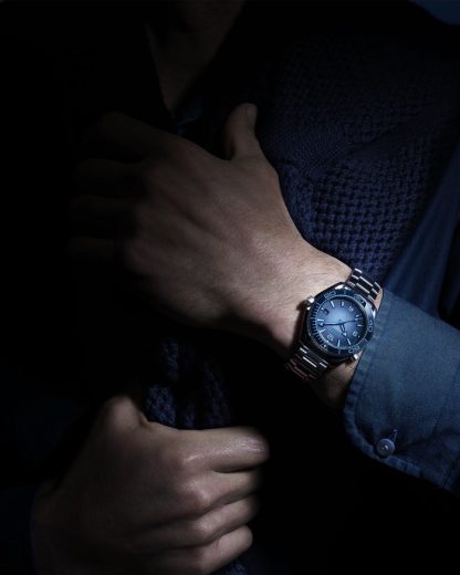 Omega Summer Blue Seamaster Planet Ocean 600M 39,5 mm, Stahl mit Stahlarmband 215.30.40.20.03.002 – Bild 5