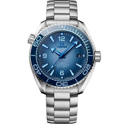 Omega Summer Blue Seamaster Planet Ocean 600M 39,5 mm, Stahl mit Stahlarmband 215.30.40.20.03.002