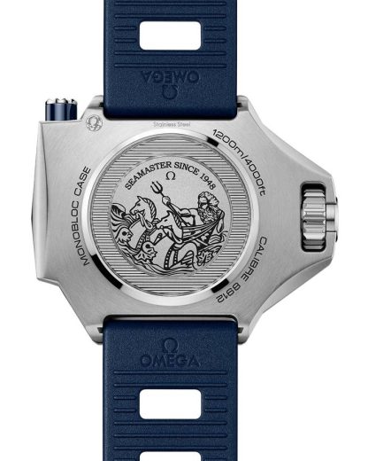 Omega Summer Blue Seamaster Ploprof 1200M 55x45 mm, O-MEGASTEEL mit Kautschukband 227.32.55.21.03.001 – Bild 2