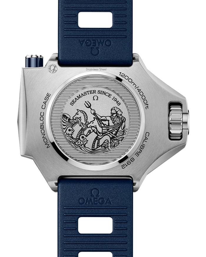 Omega Summer Blue Seamaster Ploprof 1200M 55x45 mm, O-MEGASTEEL mit Kautschukband 227.32.55.21.03.001 – Bild 2