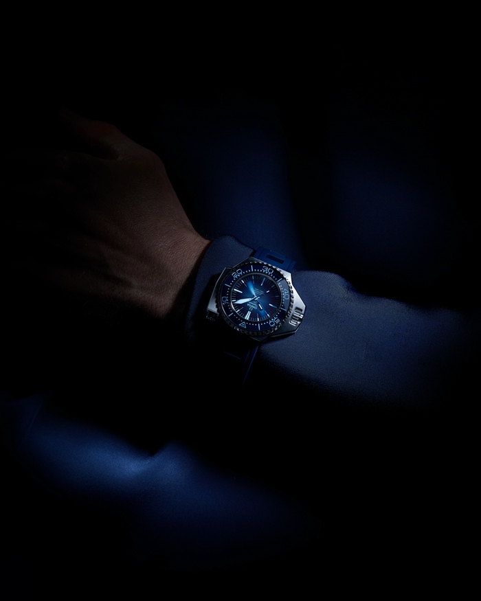 Omega Summer Blue Seamaster Ploprof 1200M 55x45 mm, O-MEGASTEEL mit Kautschukband 227.32.55.21.03.001 – Bild 4