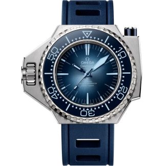 Omega Summer Blue Seamaster Ploprof 1200M 55x45 mm, O-MEGASTEEL mit Kautschukband 227.32.55.21.03.001