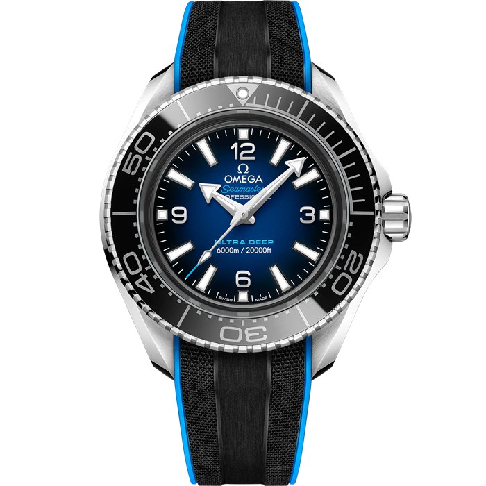 Omega Ultra Deep Seamaster Planet Ocean 6000M 45,5 mm, O-MEGASTEEL mit Kautschukband 215.32.46.21.03.001