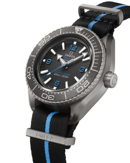 Omega Ultra Deep Seamaster Planet Ocean 6000M 45,5 mm, Titan mit NATO-Armband 215.92.46.21.01.001 – Bild 3