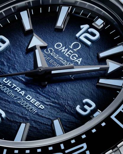 Omega Ultra Deep Summer Blue Seamaster Planet Ocean 6000M 45,5 mm, O-MEGASTEEL mit O-MEGASTEEL-Band 215.30.46.21.03.002 – Bild 4