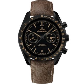 Omega Vintage Black Speedmaster Dark Side of the Moon 44,25 mm, Schwarze Keramik mit Lederarmband 311.92.44.51.01.006