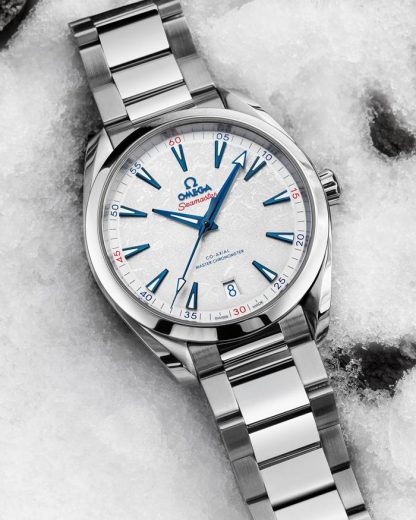 Omega „Peking 2022“ Seamaster Aqua Terra 150M 41 mm, Stahl mit Stahlarmband 522.10.41.21.04.001 – Bild 3