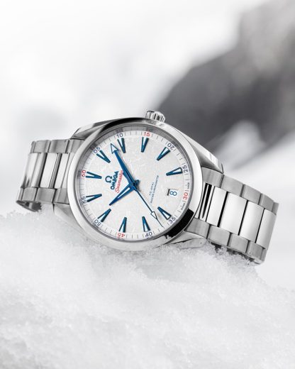 Omega „Peking 2022“ Seamaster Aqua Terra 150M 41 mm, Stahl mit Stahlarmband 522.10.41.21.04.001 – Bild 4