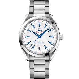 Omega „Peking 2022“ Seamaster Aqua Terra 150M 41 mm, Stahl mit Stahlarmband 522.10.41.21.04.001